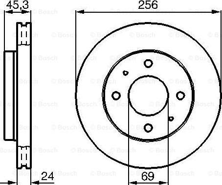 BOSCH 0 986 478 652 - Jarrulevy inparts.fi