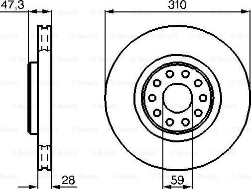 BOSCH 0 986 478 669 - Jarrulevy inparts.fi