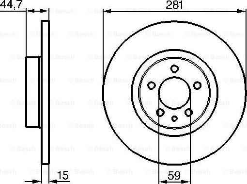 BOSCH 0 986 478 668 - Jarrulevy inparts.fi