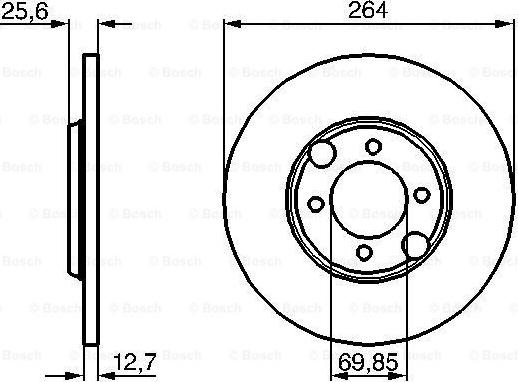 BOSCH 0 986 478 689 - Jarrulevy inparts.fi