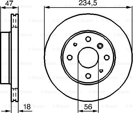 BOSCH 0 986 478 684 - Jarrulevy inparts.fi