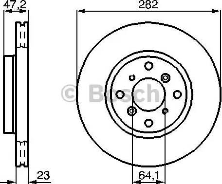 BOSCH 0 986 478 681 - Jarrulevy inparts.fi