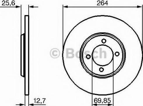 BOSCH 0 986 478 688 - Jarrulevy inparts.fi