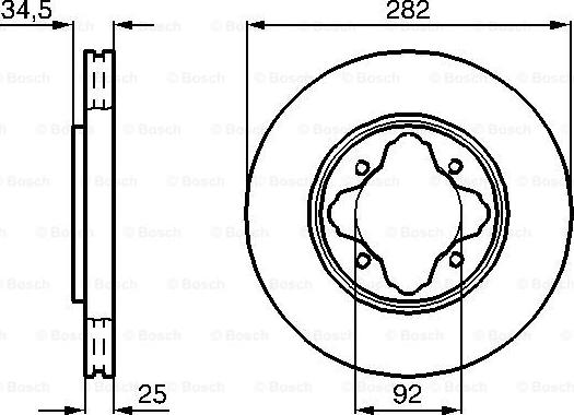 BOSCH 0 986 478 634 - Jarrulevy inparts.fi