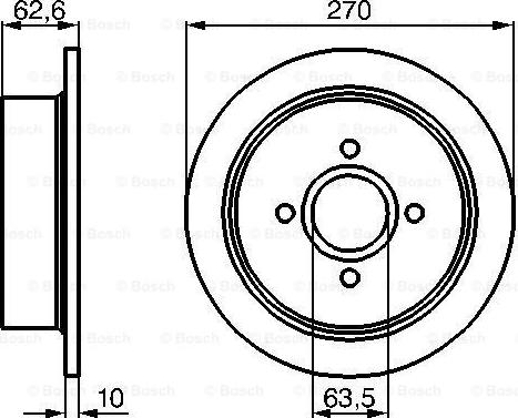 BOSCH 0 986 478 672 - Jarrulevy inparts.fi