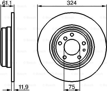 BOSCH 0 986 478 095 - Jarrulevy inparts.fi