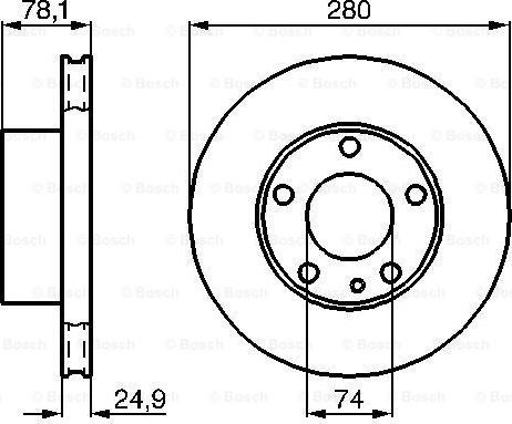 HELLA 8DD 355 100-551 - Jarrulevy inparts.fi