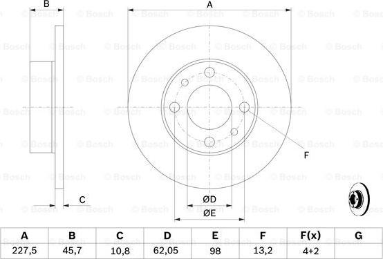 BOSCH 0 986 478 063 - Jarrulevy inparts.fi