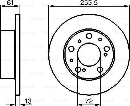 BOSCH 0 986 478 067 - Jarrulevy inparts.fi