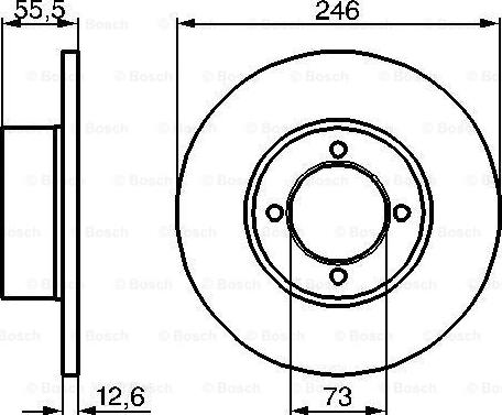 BOSCH 0 986 478 082 - Jarrulevy inparts.fi