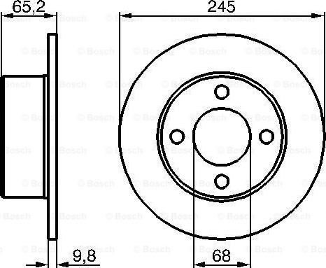 Borg & Beck BBD4943 - Jarrulevy inparts.fi