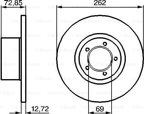 BOSCH 0 986 478 077 - Jarrulevy inparts.fi