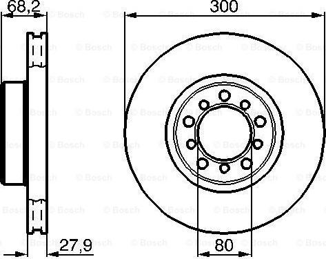 BOSCH 0 986 478 197 - Jarrulevy inparts.fi