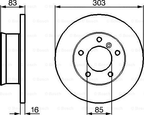 BOSCH 0 986 479 C84 - Jarrulevy inparts.fi