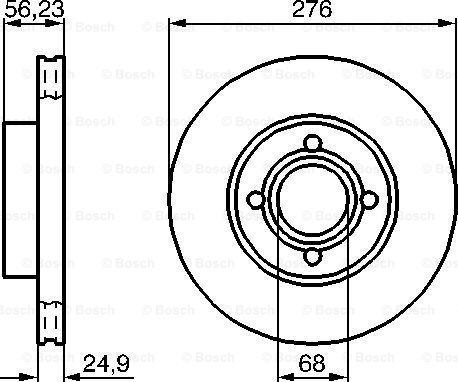 BOSCH 0 986 478 137 - Jarrulevy inparts.fi