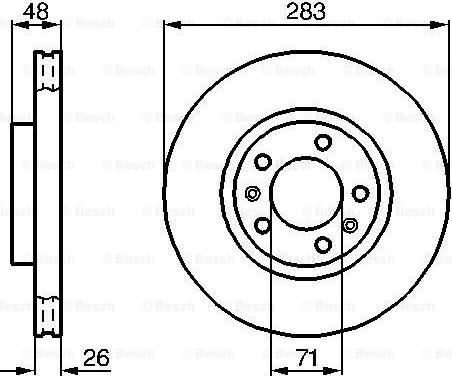 BOSCH 0 986 478 125 - Jarrulevy inparts.fi