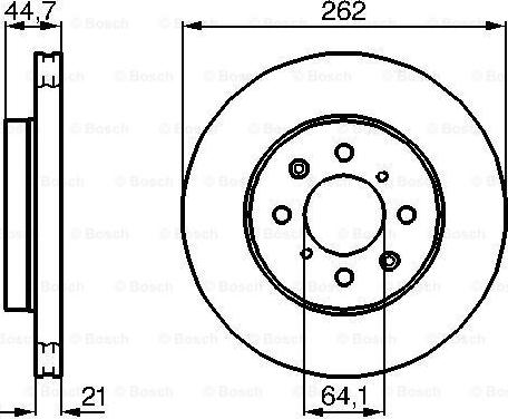 BOSCH 0 986 479 B23 - Jarrulevy inparts.fi