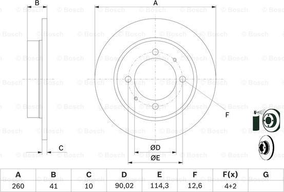 BOSCH 0 986 478 898 - Jarrulevy inparts.fi