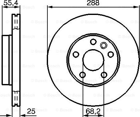 BOSCH 0 986 479 B57 - Jarrulevy inparts.fi