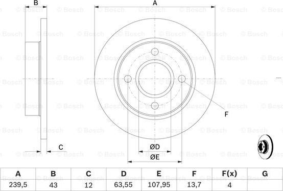 BOSCH 0 986 478 856 - Jarrulevy inparts.fi