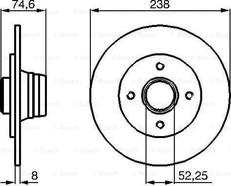 BOSCH 0 986 478 866 - Jarrulevy inparts.fi