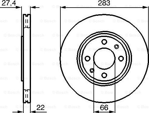 BOSCH 0 986 478 834 - Jarrulevy inparts.fi