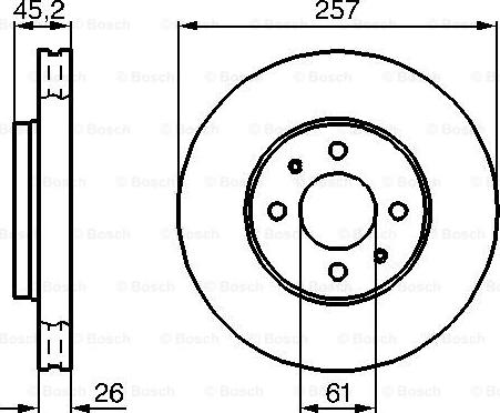 BOSCH 0 986 478 835 - Jarrulevy inparts.fi