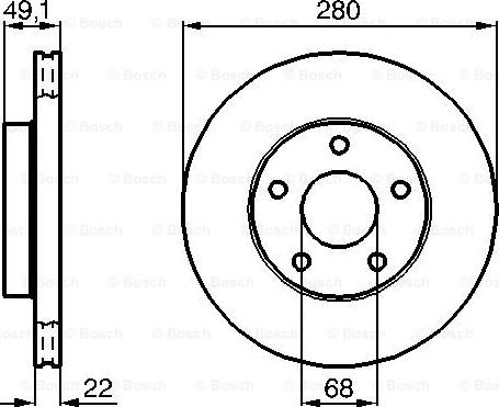 BOSCH 0 986 478 833 - Jarrulevy inparts.fi