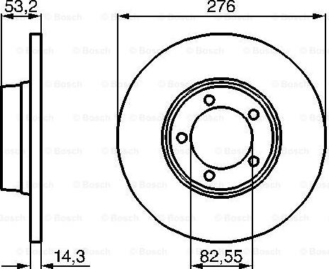 BOSCH 0 986 478 820 - Jarrulevy inparts.fi