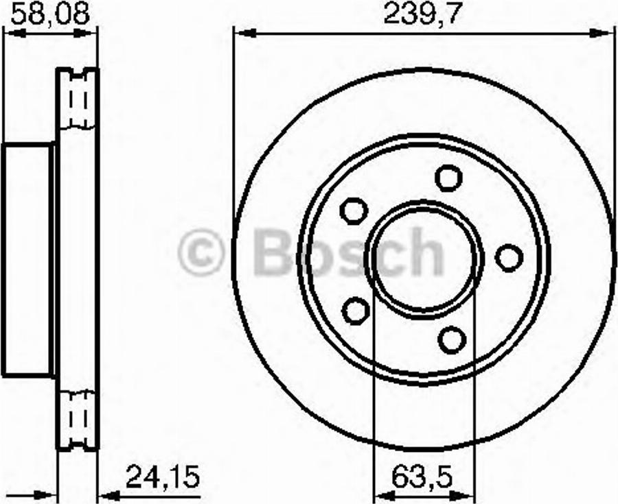 BOSCH 0 986 478 828 - Jarrulevy inparts.fi