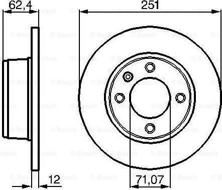 BOSCH 0 986 478 879 - Jarrulevy inparts.fi