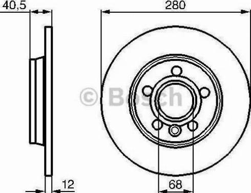 BOSCH 986478871 - Jarrulevy inparts.fi