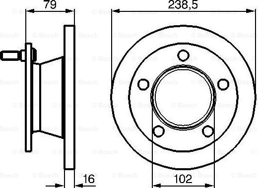 BOSCH 0 986 478 357 - Jarrulevy inparts.fi