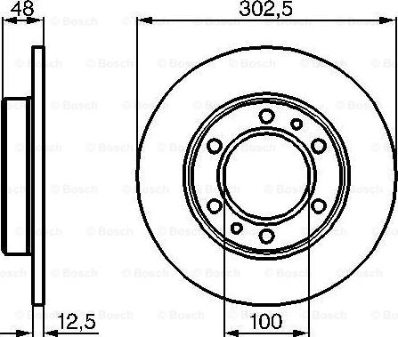 BOSCH 0 986 478 304 - Jarrulevy inparts.fi