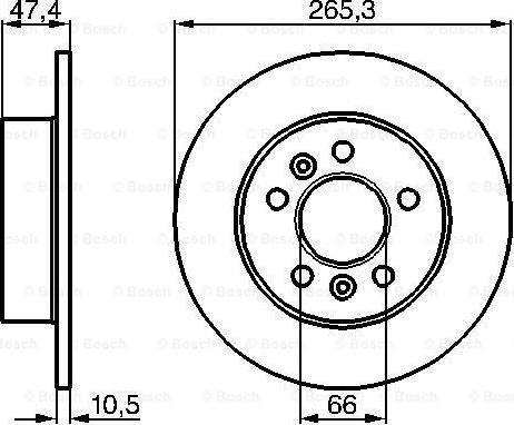 BOSCH 0 986 478 305 - Jarrulevy inparts.fi