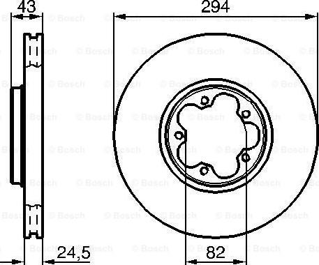 BOSCH 0 986 478 303 - Jarrulevy inparts.fi