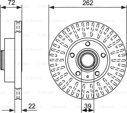 BOSCH 0 986 478 307 - Jarrulevy inparts.fi