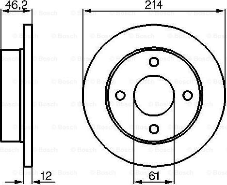 BOSCH 0 986 478 389 - Jarrulevy inparts.fi