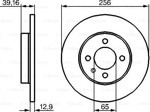 BOSCH 0 986 479 B30 - Jarrulevy inparts.fi