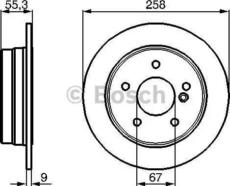 BOSCH 0 986 478 255 - Jarrulevy inparts.fi