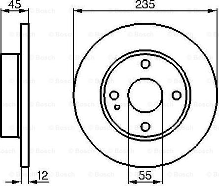 BOSCH 0 986 478 252 - Jarrulevy inparts.fi