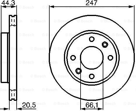 Valeo 186195 - Jarrulevy inparts.fi