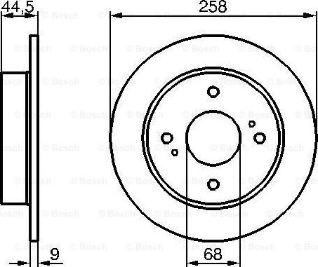 BOSCH 0 986 478 284 - Jarrulevy inparts.fi