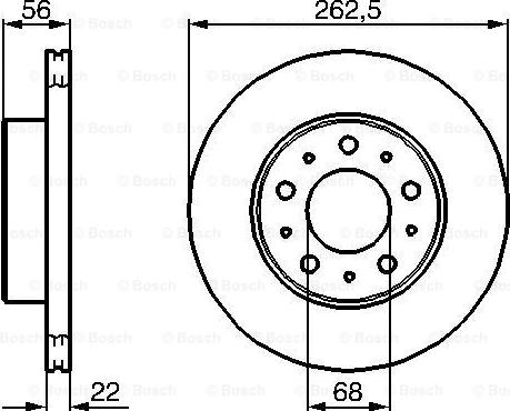 BOSCH 0 986 478 283 - Jarrulevy inparts.fi