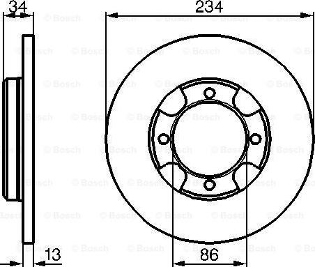 BOSCH 0 986 478 282 - Jarrulevy inparts.fi