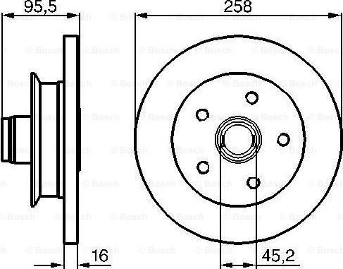 BOSCH 0 986 478 224 - Jarrulevy inparts.fi