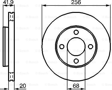 BOSCH 0 986 478 225 - Jarrulevy inparts.fi