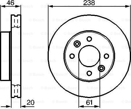 BOSCH 986478111 - Jarrulevy inparts.fi