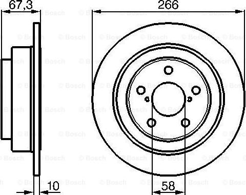 BOSCH 0 986 478 799 - Jarrulevy inparts.fi