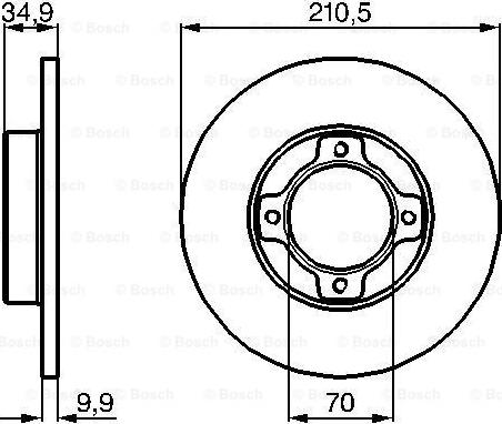 BOSCH 0 986 478 755 - Jarrulevy inparts.fi